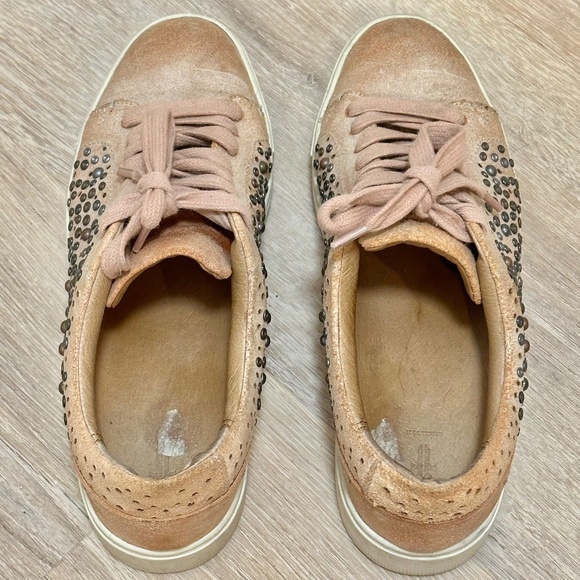 Frye Ivy Deco Stud Sneaker blush/pink size 7.5 - Picture 6 of 9